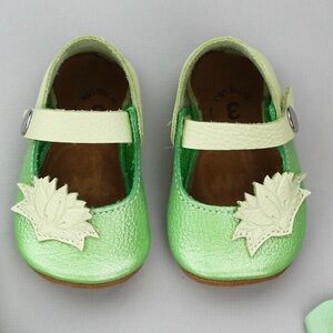 MON PETIT unisex The Mary Jane Water Lily-Mon Soft Leather Shoes